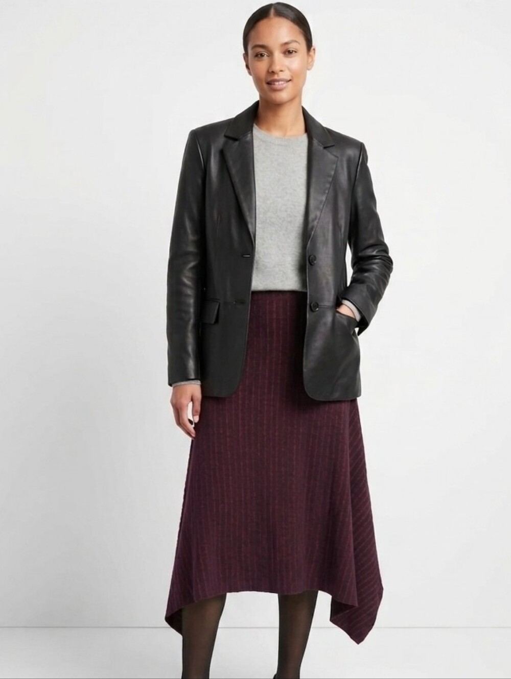 GAP Midi Sweater Skirt Ribbed Knit